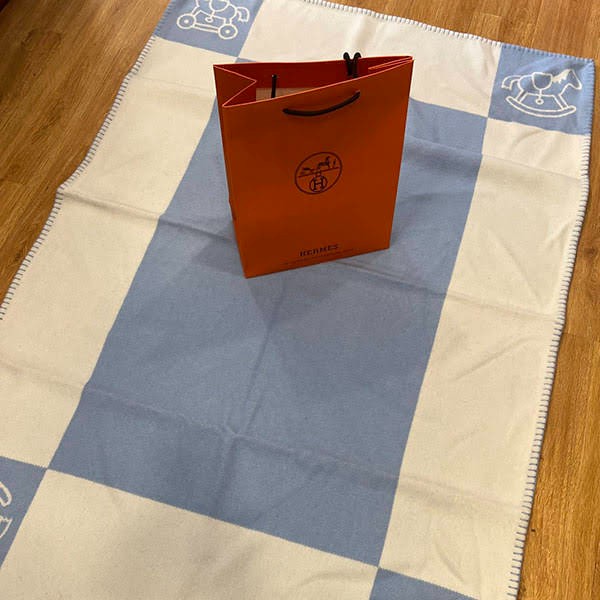 エルメス ブランケット 偽物 Adada "Avalon" blanket erk20936